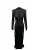 Balmain Cut Out Jurk met Zijsplit in Zwarte Viscose