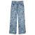 Tommy Hilfiger x Peanuts Snoopy Mabel wide leg jeans met print – lichtblauw denim