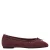 MANGO TEEN suède ballerina’s met studs – donkerrood