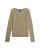 G-STAR Shirt ‘Slim Rib Open Neck ‘  bruin