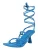 Nasty Gal Sandaal  blauw / zilvergrijs