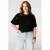MS Mode Plus Size top – zwart