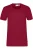 HAKRO Organic T-Shirt ronde hals wijnrood, Effen