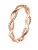Hey Happiness Ring ‘Double Helix’  rose-goud