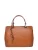 Anna Luchini Brown Rundleer Tas