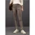 Street One Dames Slim Fit gecoate broek in Bruin