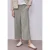 Street One Dames High Waist broek met wijde pijpen in casual pasvorm in Groen