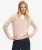 Gewassen V-hals Trui Pink