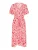 Kaffe Jurk ‘Beathe’  rood / wit