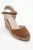 Sinta Suède Leren Platform Espadrille (Dames)