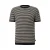 s.Oliver BLACK LABEL regular fit gebreide gestreepte T-shirt – donkerblauw