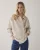 Summum Blouse Adjustable Chenille Stripe 2s3455-12374 Blouse 107 Ivory Midnight Blue
