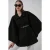 Gestrikte Tweed Cape Mantel
