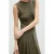 Mango midi jurk – kaki