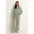 Claudia Sträter high waist wide leg jeans groen