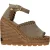 Stella McCartney Groene Leer Wedge Sandalen