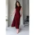 TRENDYOLMİLLA Dames Bordeaux Effen Maxi Mouwloos Stijlvol/Avond Bodycon Jurken