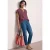Street One Dames Blouse shirt van mousseline in Roze