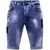 Local Fanatic Korte skinny broek met verfspatten 1008