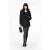 PINKO Creamy Caban Panno Taglio Vivo Black