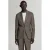 Mango Man slim fit colbert – middenbruin