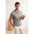 TRENDYOL MAN Heren Grijs Effen Kort Regular fit Poloshirts