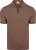 Suitable Knitted Half Zip Polo Dan Tabacco