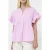 French Connection Sindey Cotton Half Placket Shi Violet Pink