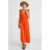 Geisha zomerjurk met rijgdetail – oranje