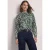 Trui met col en luipaardprint