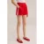 WE Fashion straight sweatshort rood