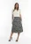 faina midi rok met leo print caneva