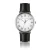Lederen horloge voor vrouwen Amelia Parker Grand Blanc Black