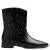 Gioseppo imitatieleren enkellaarsjes met studs en print – zwart