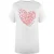 Love Moschino Flutter Heart Design Wit T-shirt