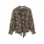 comma top met zebraprint – donkerbruin
