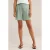 WE Fashion regular waist chino short lichtgroen
