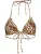 alife & kickin Bikinitop ‘ChupaAK B’  beige / bruin / zwart