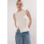 TRENDYOLMİLLA Dames Grijs Effen Mouwloos Getailleerd Blouses