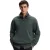 Trui BOSS Orange groen sweatstof met kwartrits
