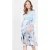 Seraphine Maternity Wrap Dress Blue