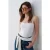 Slim-fit Mouwloze Blouse met Vierkante Hals
