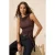 TRENDYOLMİLLA Dames Bruin Effen Lang Getailleerd Blouses