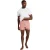 Ted Baker Heren Polyester Zwemshort (Midden-Roze)