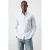 Mango Man regular fit casual gestreept overhemd – lichtblauw