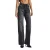 Tijdloze Hoge Taille Rechte Jeans Dames It’s Basic Rhinestone Rhinestone