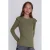 Coolcat Longsleeve Ruffels Rib Top Tegan Khaki