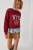 Geborduurd Ronde Hals Katoenen Sweatshirt