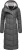 Ragwear Wintermantel ‘Pavla’  donkergrijs / wit