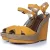 Christian Louboutin, okerkleurige leren sleehak sandalen